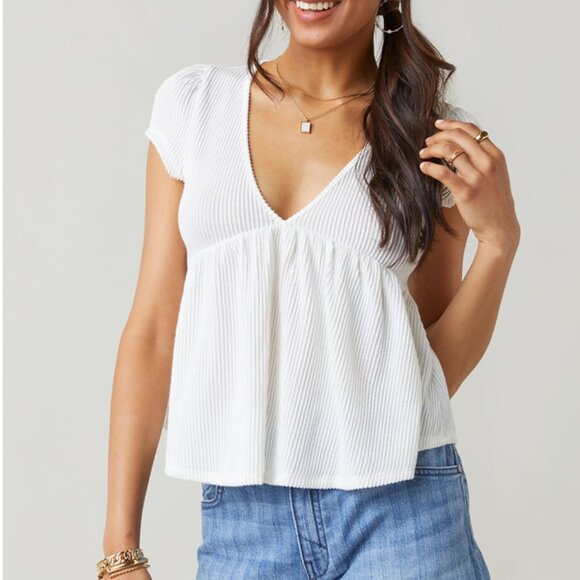 Francesca’s Laura Babydoll Top - Picture 14 of 16